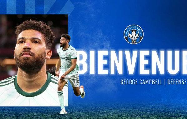 Image CF Montreal เซ็นขยายสัญญากับ George Campbell