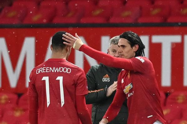 Image Solskjaer ยก Cavani มีอิทธิพลอย่างมากต่อ Greenwood